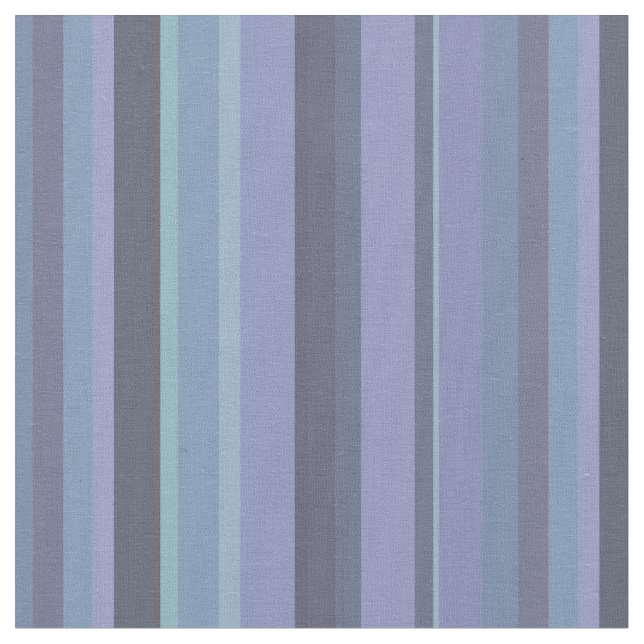 Tissu Bleu-gris, bandes horizontales (Fermer)