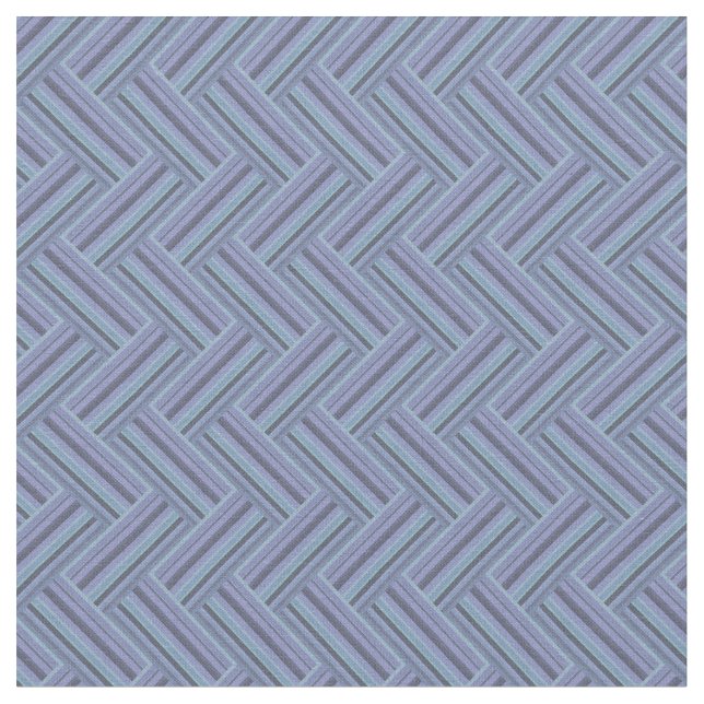Tissu Bleu gris rayures motif double tissage (Fermer)