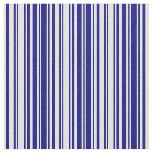 Tissu Bleu & Jaune clair Stripes/Lignes Motif (Fermer)