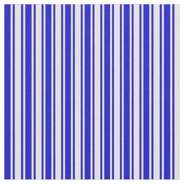 Tissu Bleu & Jaune clair Stripes/Lignes Motif (Fermer)