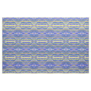 Tissu - Bleu/Lavande/Jaune