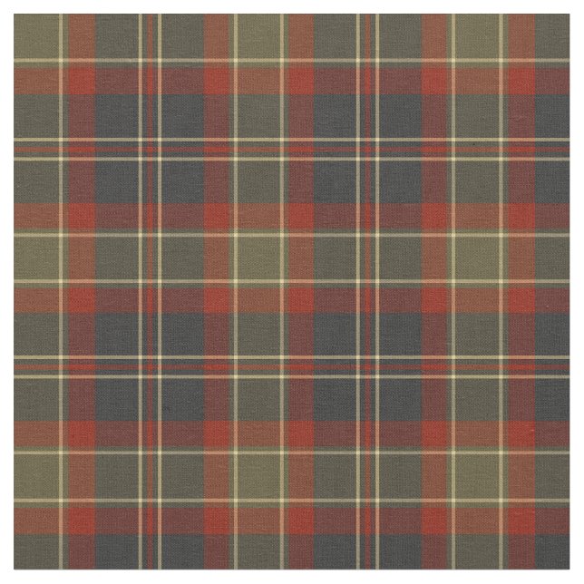 Tissu Bleu marine et carreau rustique rouge (Fermer)
