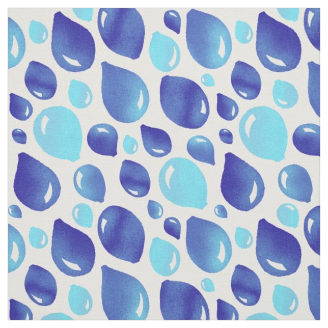Tissu Bleu mignon Motif enfants (Échantillon)
