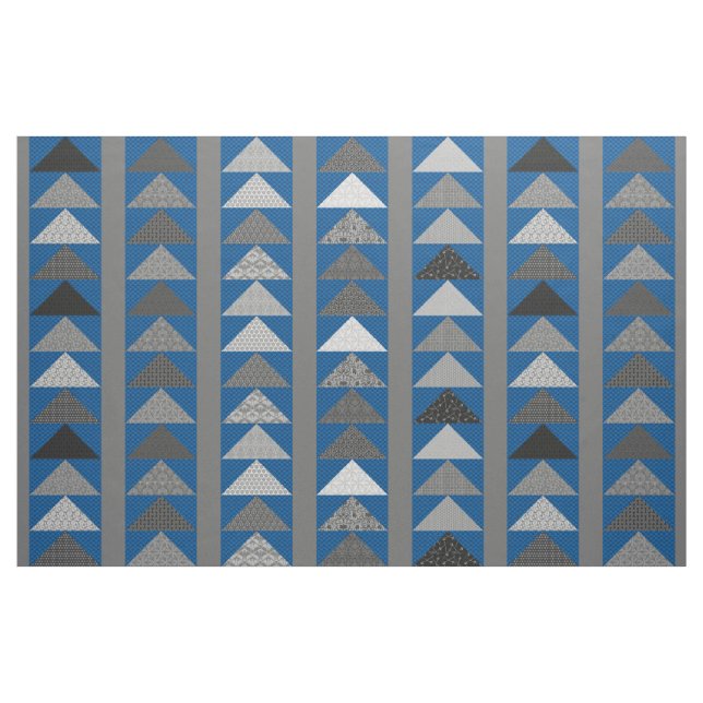 Tissu Bleu "Oies volantes" (Fat Quarter)