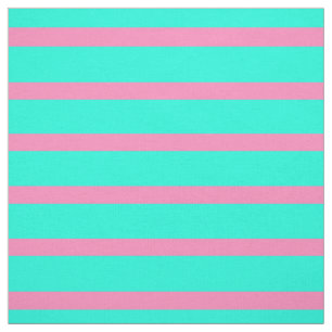 Tissu Bleu Pastel Turquoise Cyan Et Roses