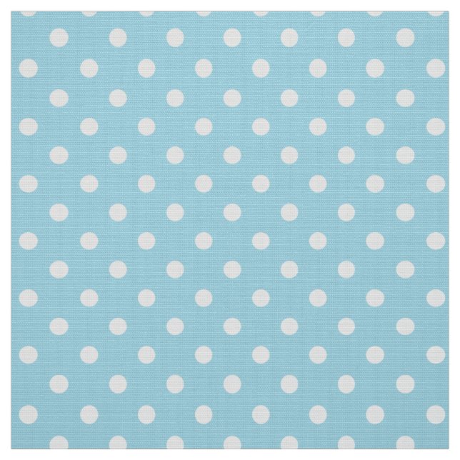 Tissu Bleu photo pois (Échantillon)