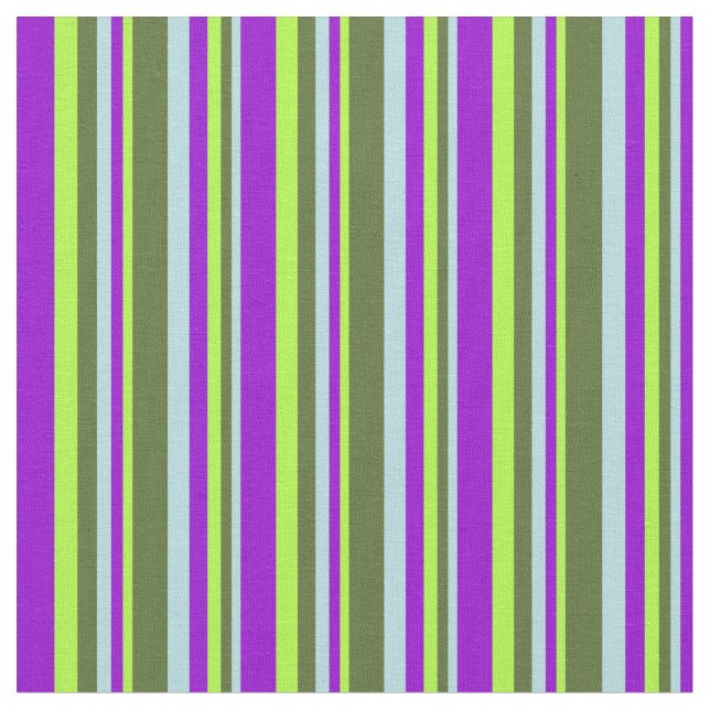 Tissu Bleu Poudre, Vert Olive foncé, Vert clair, Violet (Fermer)