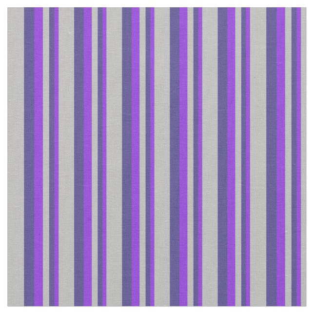 Tissu Bleu pourpre, bleu ardoise foncée et gris (Fermer)
