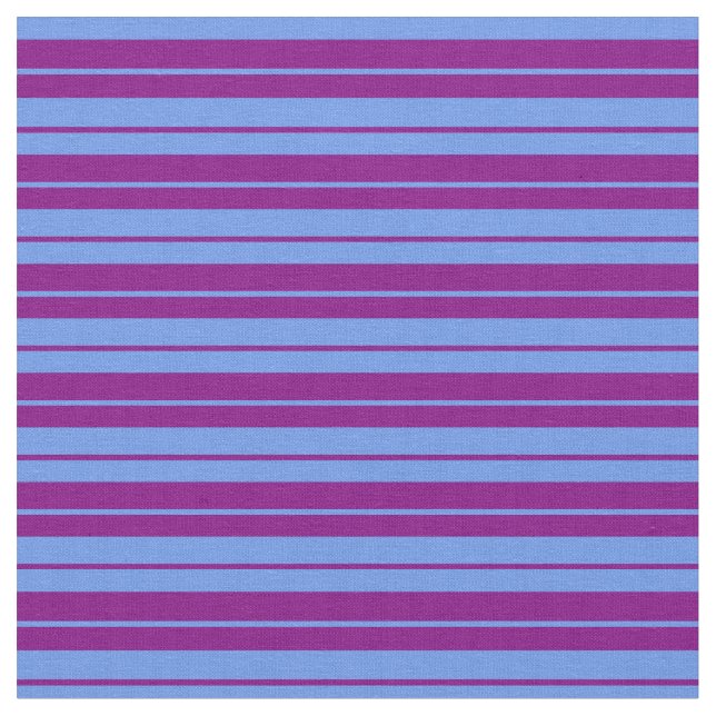 Tissu Bleu pourpre et fleur de Cornouailles (Fermer)