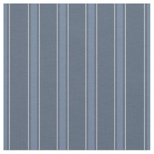 Tissu Bleu poussiéreux foncé et rayures bleu poussiéreux