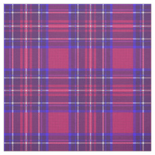 Tissu Bleu rose du cru 9/royal foncé/plaid pourpre/blan