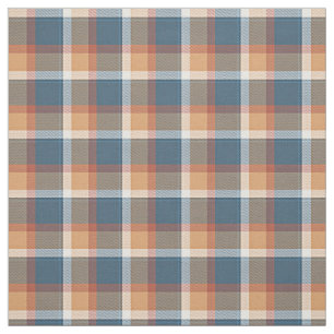Tissu Bleu rouge bleu Brown Tartan Plaid Motif