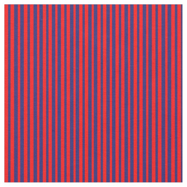 Tissu Bleu rouge et bleu nuit (Fermer)