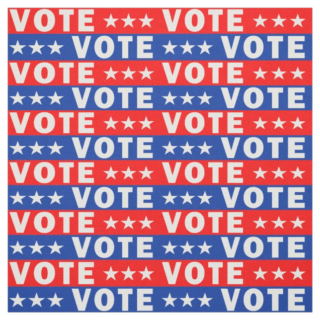 Tissu Bleu rouge. Parti politique. Votes, élections.État (Échantillon)