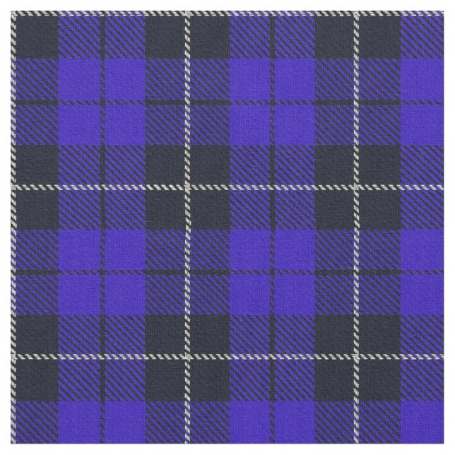 Tissu Bleu royal bleu cobalt palid blanc/bande noire (Fermer)