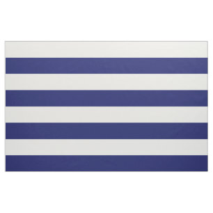 Tissu Bleu Sailor Stripe (grande échelle)