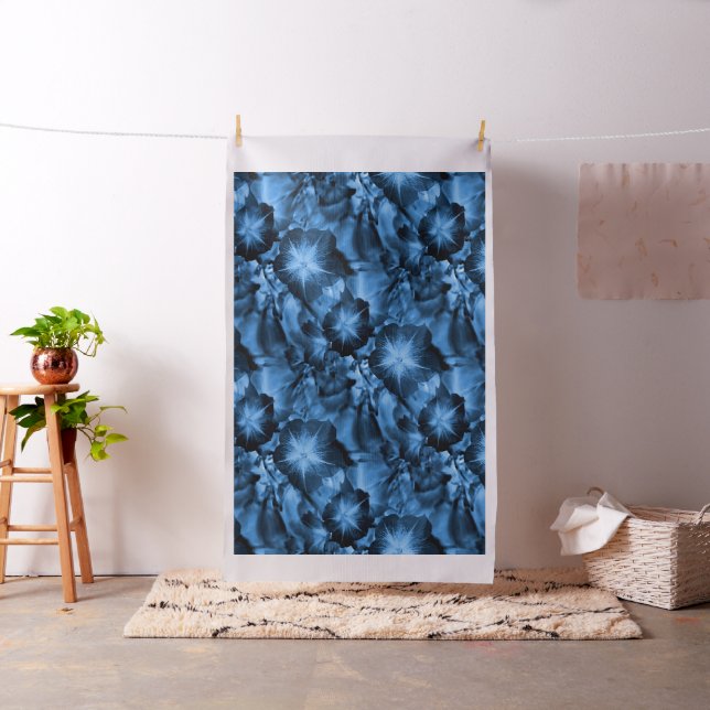 Tissu Bleu soyeux... (In Situ)