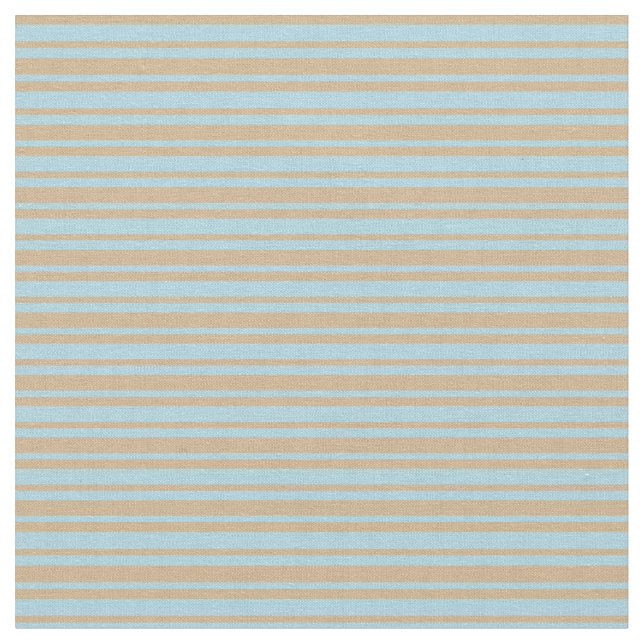 Tissu Bleu Tan & Bleu clair Motif des rayures (Fermer)