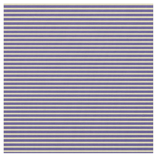 Tissu Bleu tan et ardoise foncée Bleu rayures (Fermer)