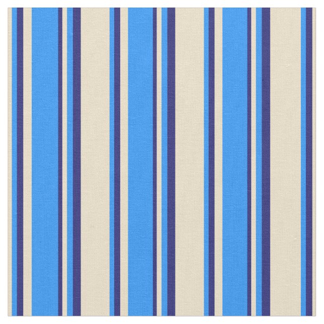 Tissu Bleu, Tan et Bleu de minuit (Fermer)