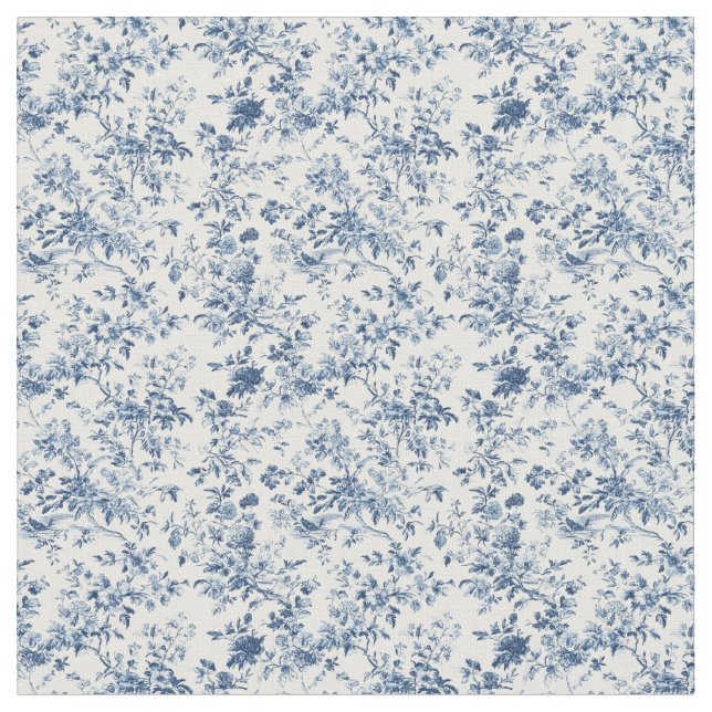 Tissu Bleu Toile Garden Scène (Fermer)