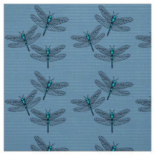 Tissu Bleu turquoise