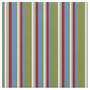Tissu Bleu, Vert, Cyan clair, Gris foncé et Rouge foncé