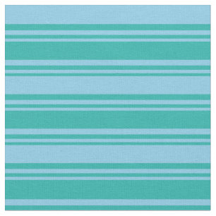 Tissu Bleu vert de mer clair et bleu ciel