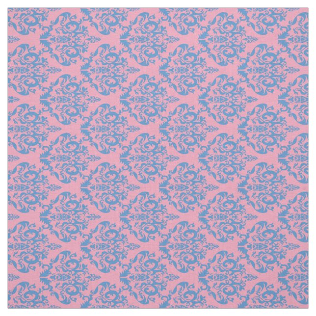 Tissu Bleu Violet Frosted Orchid Damas (Échantillon)