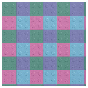 Tissu Blocs constitutifs et briques - fille