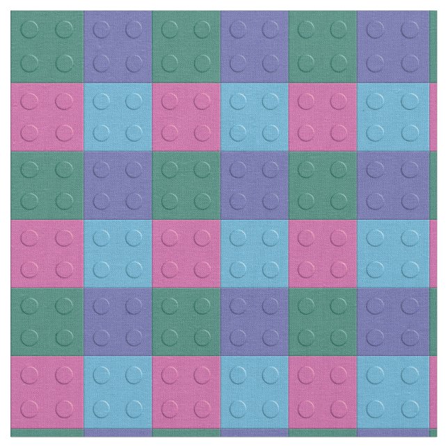 Tissu Blocs constitutifs et briques - fille (Fermer)
