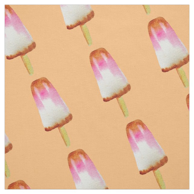 Tissu Blocs de glace de cola mignonette pop art doux (Échantillon)