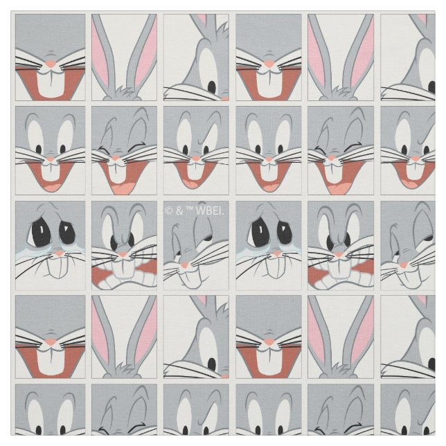 Tissu Blocs d'expression BUGS BUNNY™ (Échantillon)