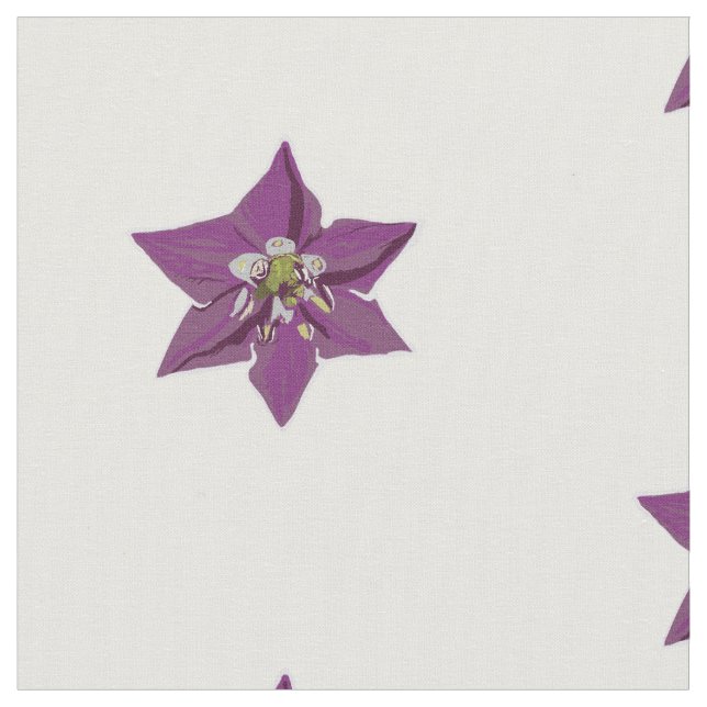 Tissu Blossom pourpre (Fermer)