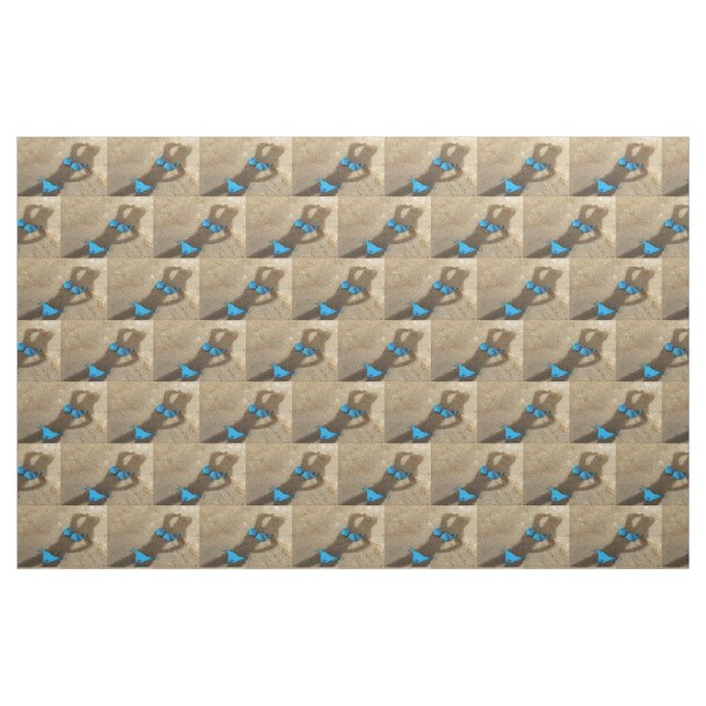 Tissu Blue Bikini Beach Sand Thunder_Cove (Fat Quarter)