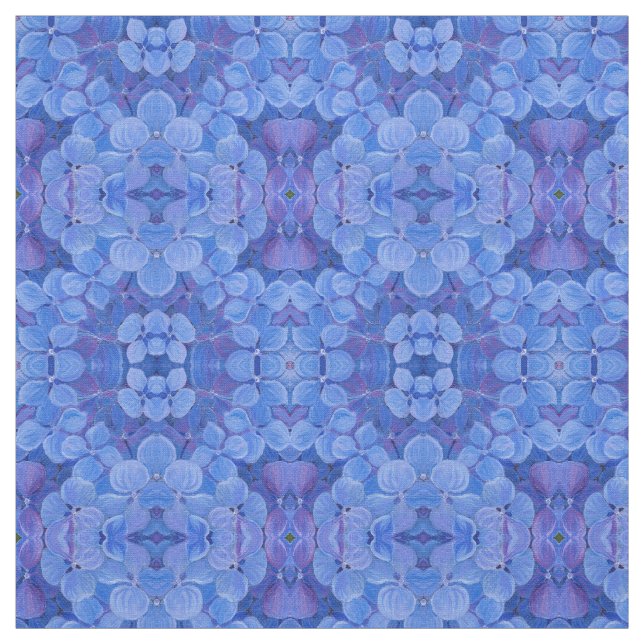 Tissu - Blue Hydrangea (Échantillon)