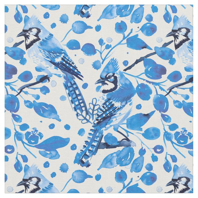Tissu Blue Jay Melody (Fermer)