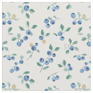 Tissu Blueberry Fields Motif de fruits