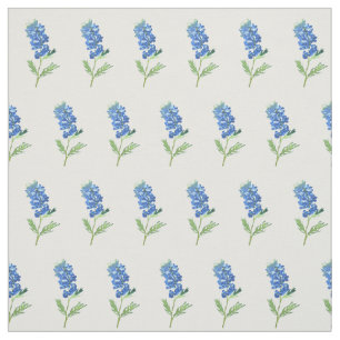 Tissu Bluebonnets Blue Floral Texas Fleur sauvage patern