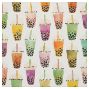 Tissu BOBRA'S Colorful Boba Tea