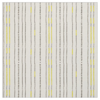 Tissu Bohème rustique lignes contemporaines points minim