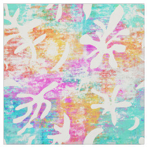 Tissu Boho Abstrait Matisse Formes botaniques