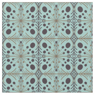Tissu Boho flèche géométrique Motif Turquoise