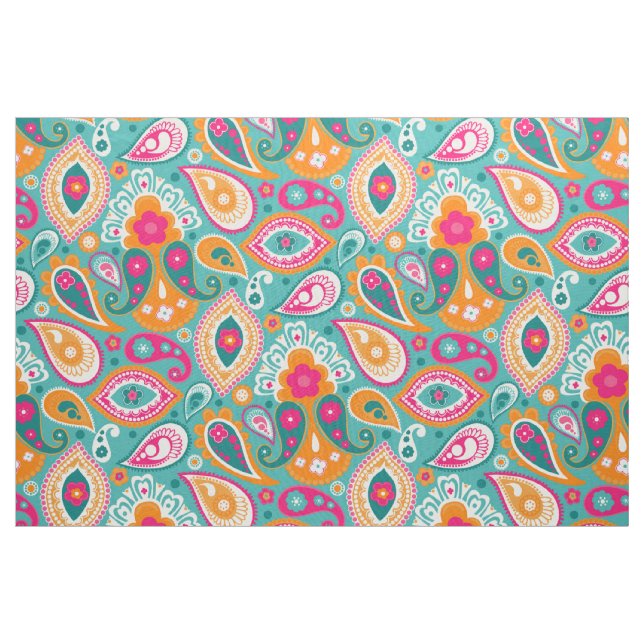Tissu Boho Retro des années 60 les années 70 (Yard)