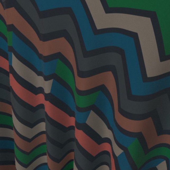 Tissu Bois sombre Terre Zigzag Chevron  (Créateur téléchargé)