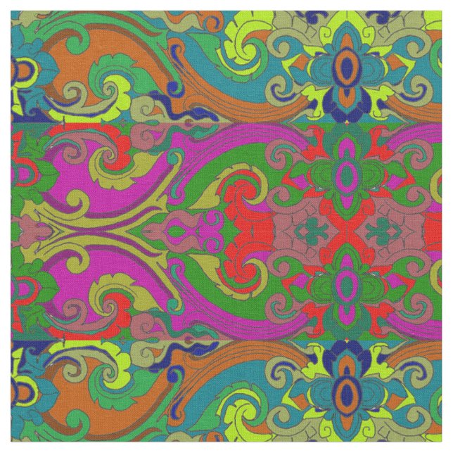Tissu Bold Swirls (Fermer)