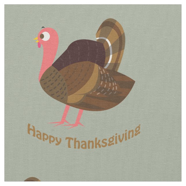 Tissu BON THANKSGIVING ! Turquie (Fermer)