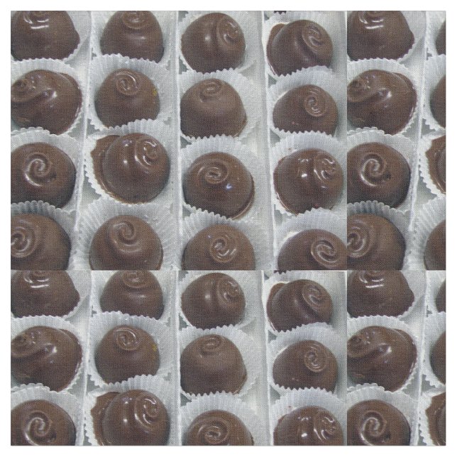 Tissu Bonbons au chocolat (Fermer)