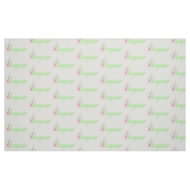 Tissu Bonjour (Fat Quarter)