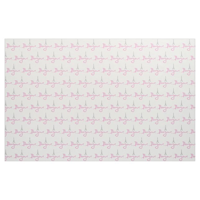 Tissu Bonjour Paris (Yard)